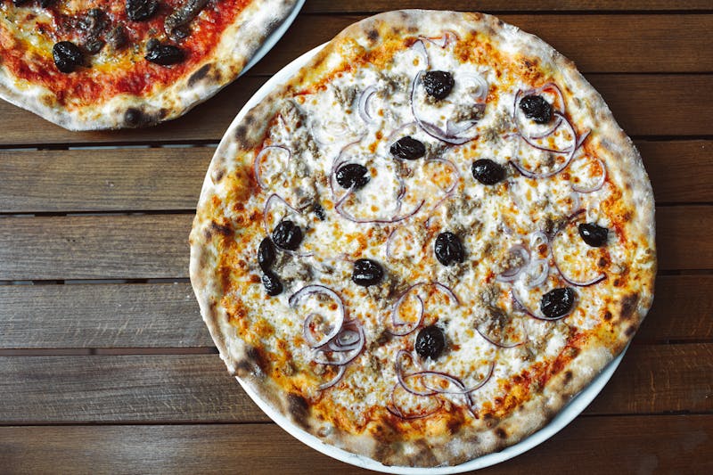 Quattro Stagioni — four seasons pizza at Pizzana