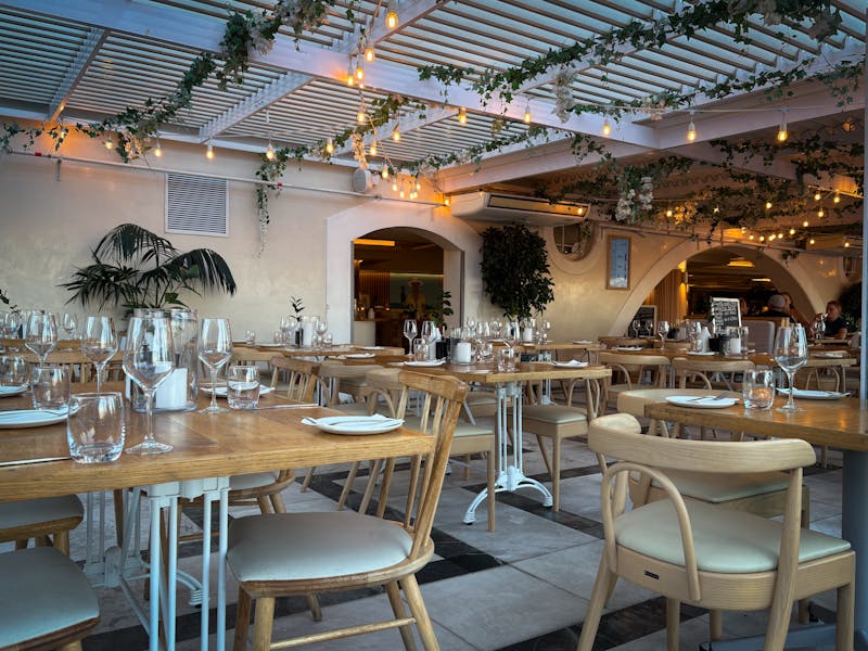 Warm and welcoming ambiance at Pizzana dining room